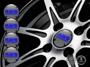 Rays Adesivi Cerchio Auto Emblemi Cupola Bombata